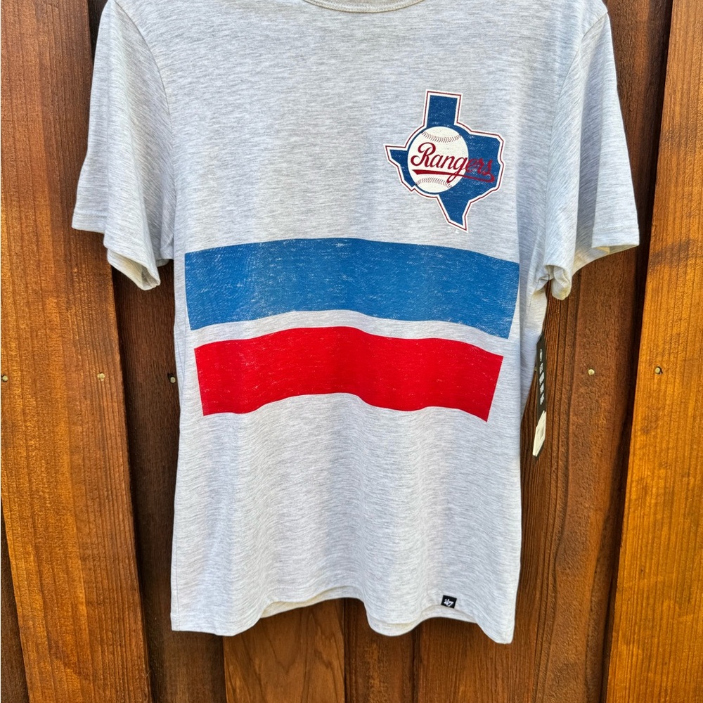 47 Brand Texas Rangers NWT Women's Small Tshirt